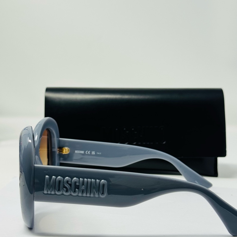 NEW Moschino Azure Blue MOS162/S 0MVU Women Sunglasses Brown Gradient  54-22-140 - Picture 4 of 5